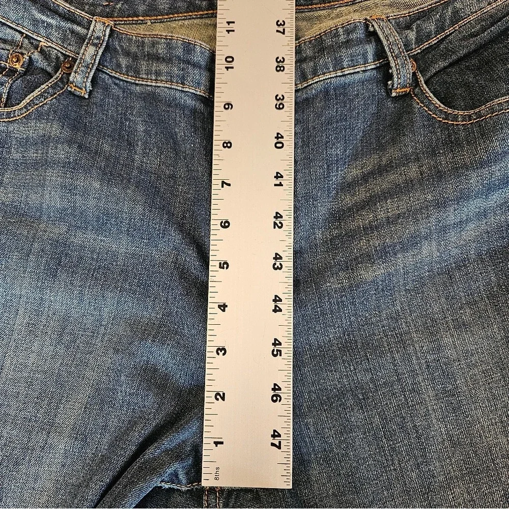 Seven 7 Premium Denim Jeans‎ Flare Dark Wash Women's Classic Style